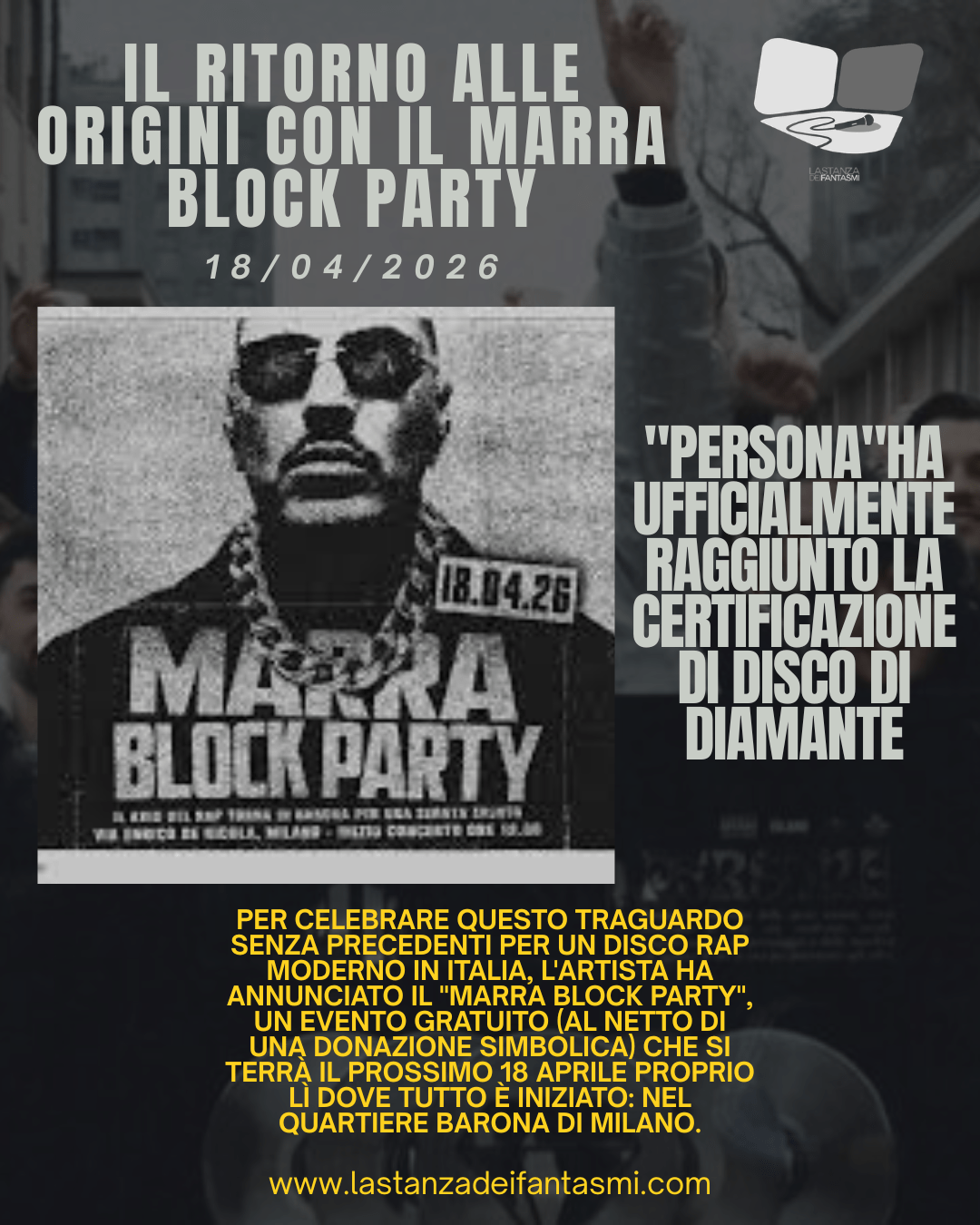 Marracash: Il Diamante di “Persona” e il ritorno alle origini con il Marra Block&nbsp;Party